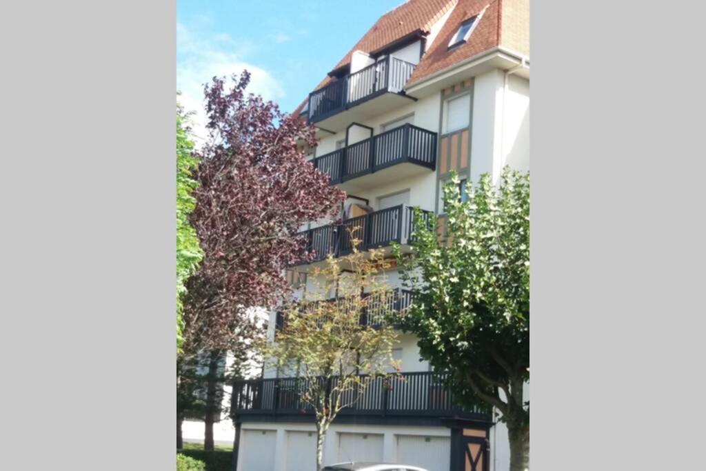 T2 Cosy/Balcon Sud Ouest/300M-Mer/Villers Sur Mer Buitenkant foto