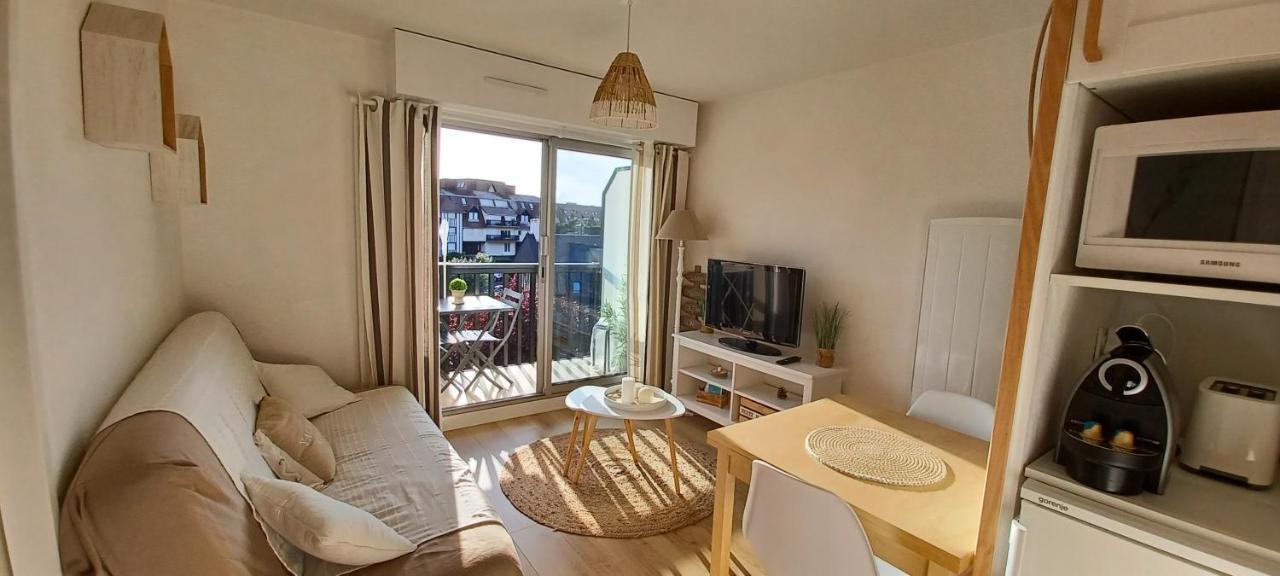 T2 Cosy/Balcon Sud Ouest/300M-Mer/Villers Sur Mer Buitenkant foto